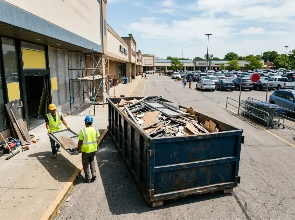 retail-store-renovation-debris-003 — frequently asked questions, Roll-off Dumpster Rentals in Poplar Bluff, MO